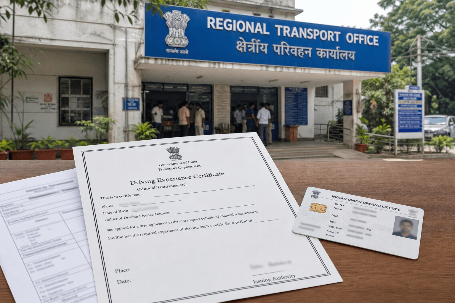Driving Experience Certificate India Me Kaise Banwaye — RTO Se Gulf Ke Liye